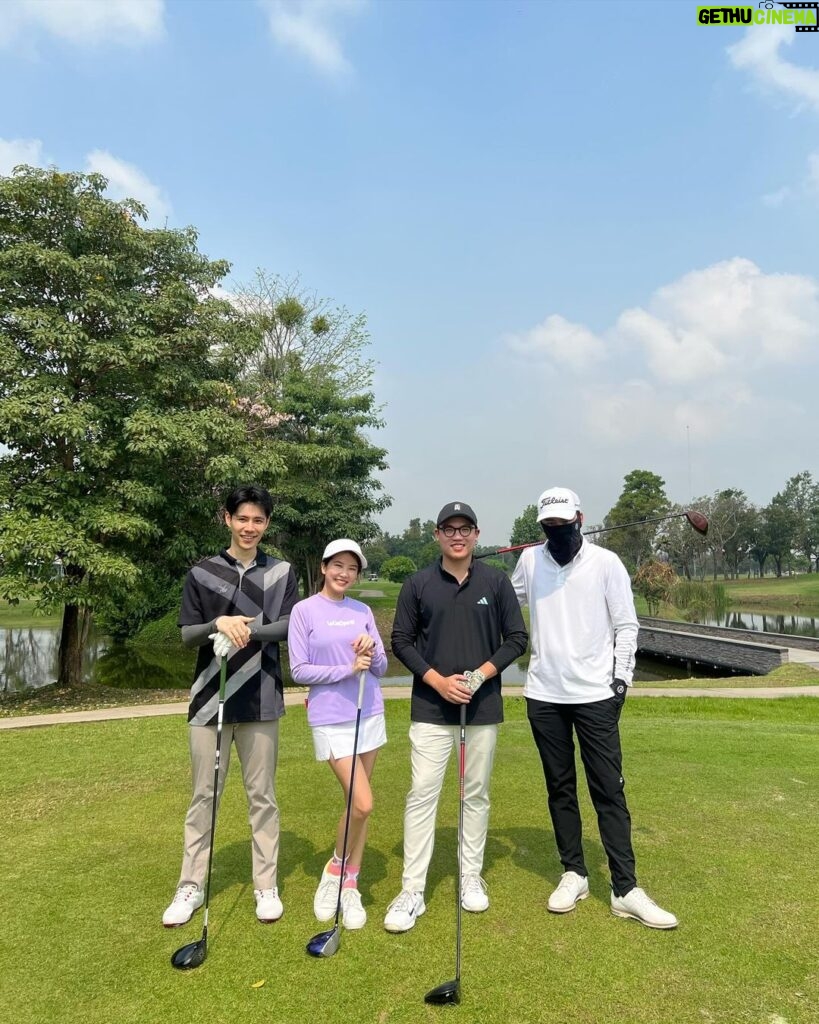 Sananthachat Thanapatpisal Instagram - 4 kings และชั้นคือหัวหน้าทีมมม 😎⛳️ Flora Ville Golf & Country Club