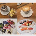 Sandara Park Instagram - 📷😋🥢🍣🍫🚶🏻‍♀️☕️✈️