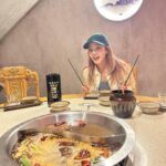 Sandara Park Instagram - My 1st meal in Taipei 🍲🥢😋hot pot 🌶️🔥 Taipei, Taiwan