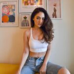 Sandeepa Dhar Instagram - Maybe if we all sit extremely still, Monday won’t be able to see us. 😬 .