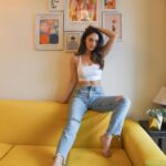 Sandeepa Dhar Instagram - Maybe if we all sit extremely still, Monday won’t be able to see us. 😬 .