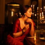 Sandeepa Dhar Instagram - Lal ishq ❤️ . 📸@munnasphotography Outfit @chidiyaaonline Jewellery @aquamarine_jewellery @sangeetaboochra Styling @shru_birla