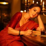 Sandeepa Dhar Instagram - Lal ishq ❤️ . 📸@munnasphotography Outfit @chidiyaaonline Jewellery @aquamarine_jewellery @sangeetaboochra Styling @shru_birla