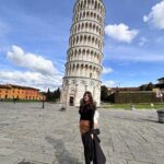 Sandipta Sen Instagram - Leaning tower of Pisa🩷 #italy #pisa #leaningtowerofpisa #pisatower