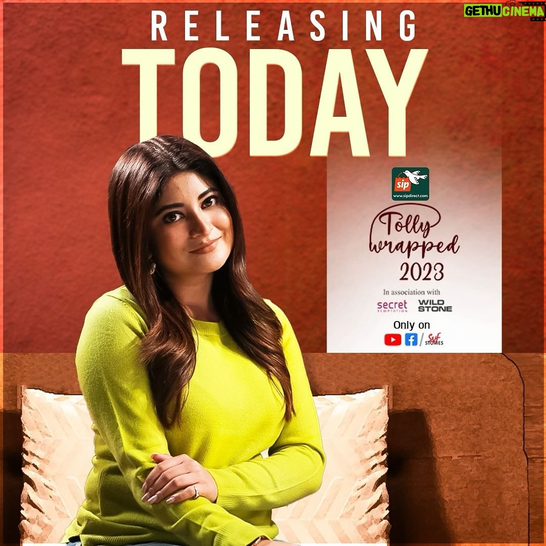 Sandipta Sen Instagram - বিয়ের পরে up close & personal আড্ডায় @sandiptasen New episode of @sipdirectindia presents #Tollywrapped2023 in association with @wildstoneofficial and @secrettemptationofficial Releasing Today on #SVFStories @ananyasync
