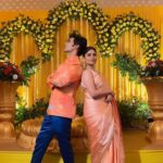 Sandipta Sen Instagram - #neelshimul 😄 #pratidan #starjalsha #2017 #starjalshaparivaraward2024
