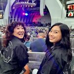 Sandra Oh Instagram – @catpowerofficial @modestmouse @pixiesofficial Triple Rainbow 🌈🌈🌈 @aliannaclicmob (Nora was actually on the phone)
