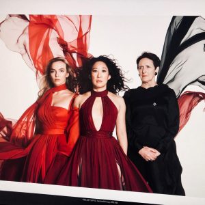 Sandra Oh Instagram - Hey All, @killingeve so soon Sunday April 12th. I took this shot off the monitor at our photo shoot. How fierce is Carolyn? How gorgeous is Villanelle? Hope you enjoy KE S3.