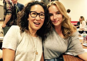 Sandra Oh Instagram - Omg Canada 🇨🇦 @killingeve is kicking off 2nite! Enjoy! Me & @jodiemcomer our 1st readthru