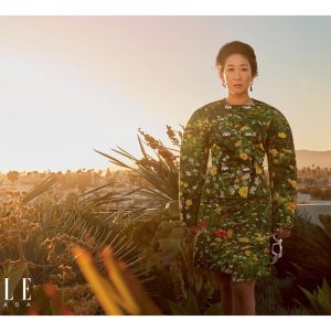 Sandra Oh Instagram - My fantasy “In the Mood for Love”meets “Crazy Rich Asians”moment Thank You  @ellecanada & team Link on bio  editor-in-chief: @vanessacraft 
photographer: @gregswalesart 
creative director/stylist: @anniehorth 
art director: @jedtallo 
stylist: @patrickvimbor 
makeup: @karayoshimotobua
hair: @jennychohair 
nails: @christinaviles
editorial producer: @estelleg_