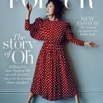 Sandra Oh Instagram - @PorterMagazine for @netaporter Thank you 💚 Photographer: @Boo_George_Studio Stylist: @CathyKasterine Hair: @KeiTerada Makeup: @ShinobuAbeMUA Nails: @NailedBySG Writer: @ajesh34