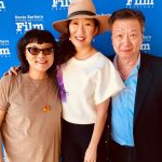 Sandra Oh Instagram – W/ dir. Mina Shum & @tzima8 SBFF for première of #MeditationParkMovie