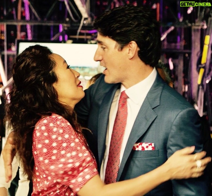 Sandra Oh Instagram - What can I say? He's totes dreamy. 🇨🇦happy bday!