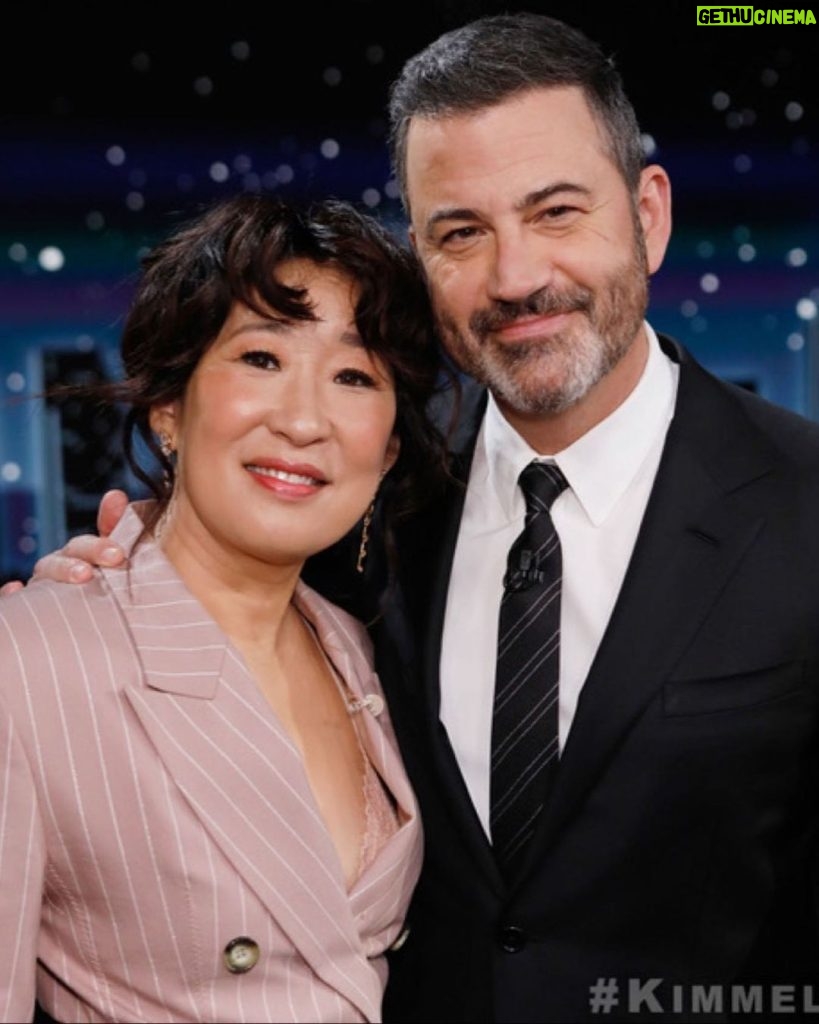 Sandra Oh Instagram - ❤️ u @jimmykimmellive @mitskileaks thank you for helping me to score points with #ilovemynieces 😄