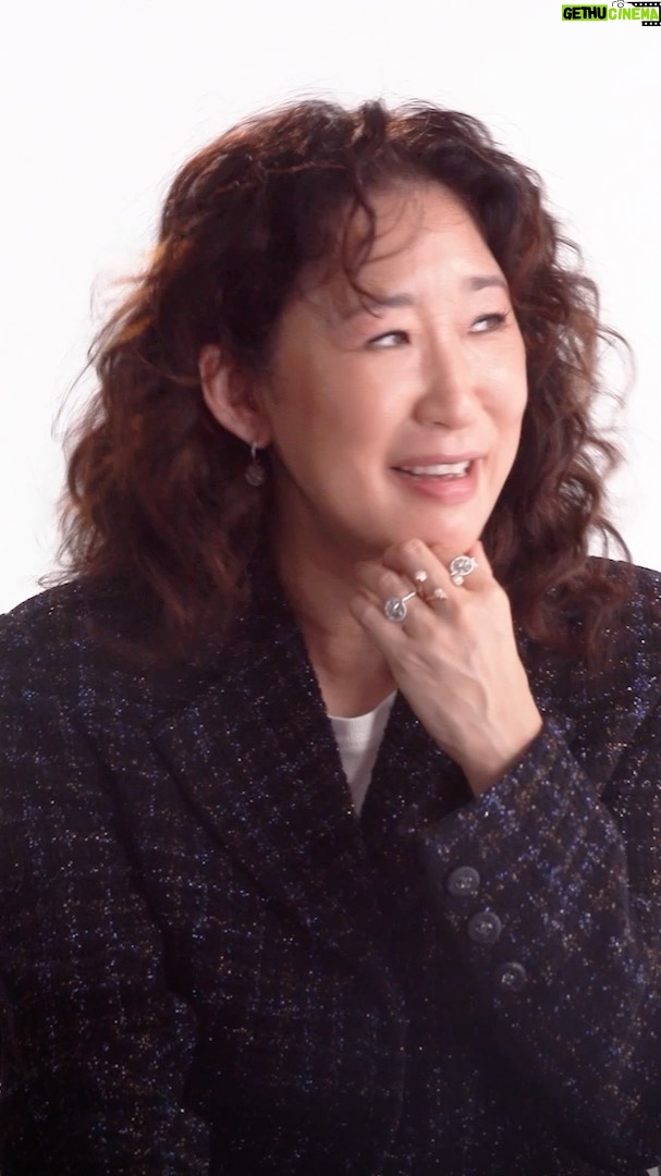 Sandra Oh Instagram - Thank you #vanityfair for asking me to look at the passage of time. Link in bio #netflixthechair