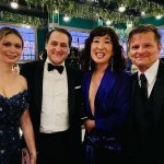 Sandra Oh Instagram – ❤️ @shondarhimes and Chandra Wilson, ❤️ @squidgamenetflix , ❤️ me some @nbcsnl Women, ❤️great actors Michael Stuhlbarg and Steve Zahn, It looks like I’m admonishing Lorne Michaels, but really I’m pointing out his @orderofcanada Martin Short has one too. Me next! ❤️ 🇨🇦