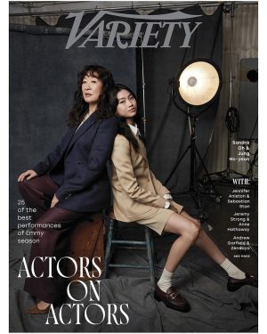 Sandra Oh Instagram - Congratulations @hoooooyeony on your Emmy nomination! Now I get to see you again. How fortuitous was our @variety cover? ❤️❤️❤️