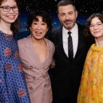 Sandra Oh Instagram - ❤️ u @jimmykimmellive @mitskileaks thank you for helping me to score points with #ilovemynieces 😄