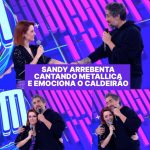 Sandy Instagram - Pumba e Timão chamam de CIRCLE OF LIFE! . Receber a @sandyoficial no palco do meu programa me causou exatamente ESSA sensação! Em 1998 eu estreava na @tvglobo , com muito orgulho, como parte do elenco B do seriado Sandy&Junior e em 2022, com orgulho maior ainda, recebo a Sandy no meu palco no sábado à tarde na mesma emissora…a vida é muito loka! Que lindo nossa história se cruzar há tantos anos, Sandy! Tudo que sinto está no vídeo, registrado pra sempre!💞 . Haaaaaaaja coração! Kkk! E coroou cantando @metallica 🤘🏼 A minha música com a @suzanagullo 💞 Nothing Else Matters! . Que dia…quanta emoção…GRATIDÃO E HUMILDADE SÃO NOSSOS MAIORES SUPER PODERES! Quem tem fé em Deus e em si mesmo alcança todos os sonhos e desejos! Bom domingo!🙏🏼