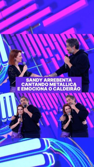 Sandy Instagram - Pumba e Timão chamam de CIRCLE OF LIFE! 
.
Receber a @sandyoficial no palco do meu programa me causou exatamente ESSA sensação! Em 1998 eu estreava na @tvglobo , com muito orgulho, como parte do elenco B do seriado Sandy&Junior e em 2022, com orgulho maior ainda, recebo a Sandy no meu palco no sábado à tarde na mesma emissora…a vida é muito loka! Que lindo nossa história se cruzar há tantos anos, Sandy! Tudo que sinto está no vídeo, registrado pra sempre!💞
.
Haaaaaaaja coração! Kkk! E coroou cantando @metallica 🤘🏼 A minha música com a @suzanagullo 💞 Nothing Else Matters! 
.
Que dia…quanta emoção…GRATIDÃO E HUMILDADE SÃO NOSSOS MAIORES SUPER PODERES! Quem tem fé em Deus e em si mesmo alcança todos os sonhos e desejos! Bom domingo!🙏🏼