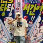 Sang Heon Lee Instagram – Who lives in a pineapple under the sea? 네모 네모 스폰지밥🧽👀👔🐠🐙 용산 아이파크몰