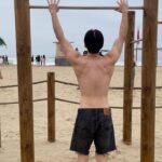 Sang Heon Lee Instagram - Yangyang 🐏🐏❤️ first time in surfy beach, wont be my last 😜 #양양 #서피비치 #yangyang 양양서피비치