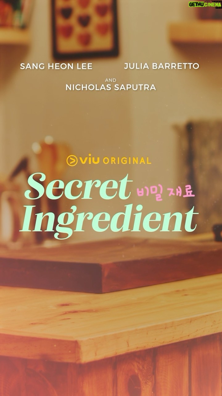 Sang Heon Lee Instagram - Love comes in all flavors in the upcoming #ViuOriginal series #SecretIngredient starring Sang Heon Lee, Julia Barretto, and Nicholas Saputra, streaming soon on Viu. 💛 #SecretIngredientOnViu #TheSecretIngredientisU