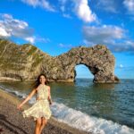 Saniya Iyappan Instagram – 🌊🌤️🫶🏻 Durdle Door Dorset Beach