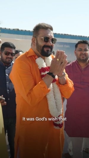 Sanjay Dutt Instagram - We were delighted to host renowned Bollywood actor Sanjay Dutt (@duttsanjay) at the BAPS Hindu Mandir, Abu Dhabi. Enchanted by the architecture and inspired by its spirit of volunteerism, which is bringing the Mandir together, he expressed his inner gratitude towards all those involved in making this historic project come to life.
#AbuDhabiMandir #Harmony #Love #Peace