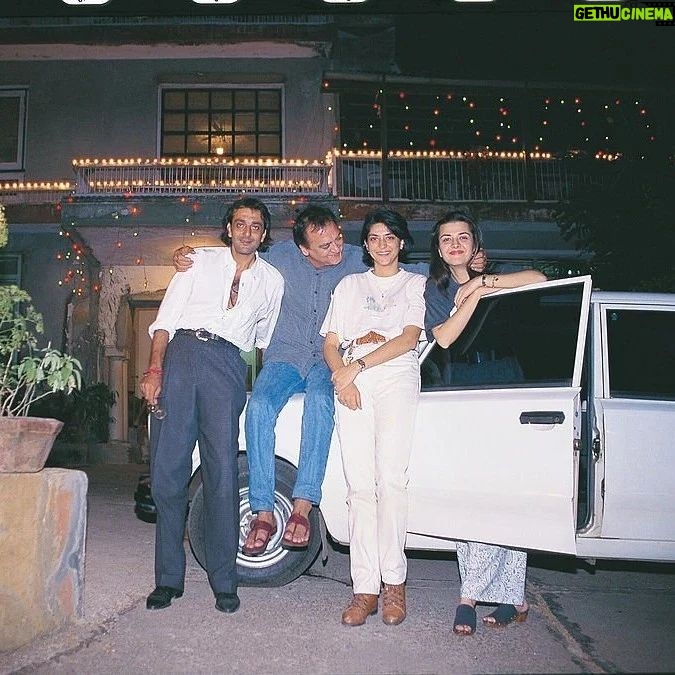 Sanjay Dutt Instagram - Knowing that I will always have you two standing by me, makes me feel blessed and happier. Thank you for always being my strength @priyadutt & @namrata62. I love you both so much! ❤️ Happy Raksha Bandhan