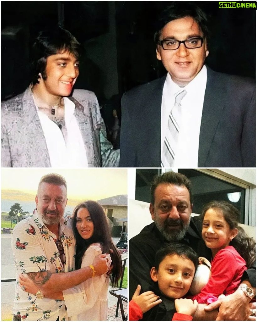 Sanjay Dutt Instagram - I love you, Dad! Thank you for every little thoughtful thing you did for me, for us... for our family! You will always be my great source of strength, pride and inspiration. I was blessed and lucky to have been your son for you were the best role model I could ask for! I hope and pray to be as good as a parent as you have been. #HappyFathersDay to mine and to all fathers out there ❤️