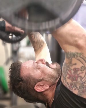 Sanjay Dutt Instagram - In the valley of death only god I fear, happy to be back in the place I belong my gym my den, never give in.