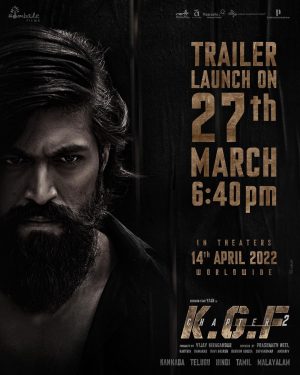 Sanjay Dutt Instagram - There is always thunder before the storm!
#KGFChapter2 Trailer on March 27th.

Stay Tuned and Subscribe to @hombalefilms Youtube Channel

#KGF2TrailerOnMar27
@thenameisyash @prashanthneel @vkiragandur  @hombalegroup @duttsanjay @officialraveenatandon @joinprakashraj @srinidhi_shetty @ravibasrur @bhuvanphotography @shivakumarart @karthik_krg @excelmovies @faroutakhtar @ritesh_sid #AAFilmsIndia @vaaraahicc @prithvirajproductions @dreamwarriorpictures @laharimusic