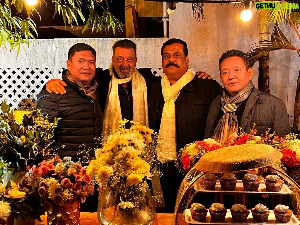 Sanjay Dutt Instagram - Lovely to be back in Arunanchal & celebrating Statehood Day in Itanagar. My best wishes to the people of Arunachal Pradesh for 50 year celebrations and thanks to @pemakhandubjp @chownamein #pasangsona @mygovarunachal @arunachaltsm @chauzingnunamchoom @ramitts