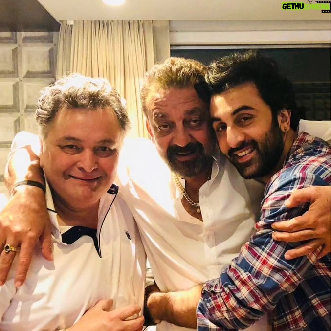 Sanjay Dutt Instagram - Chintu Sir was more than family, he embodied the essence of one of the finest actors and human beings. His infectious laughter, stories, and genuineness knit us together. On his birth anniversary, the void he left is palpable, but the warmth of his memory keeps him alive in our hearts. Miss you, sir. 🙏🏻