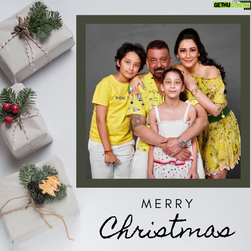 Sanjay Dutt Instagram - Merry Christmas everyone 🎄