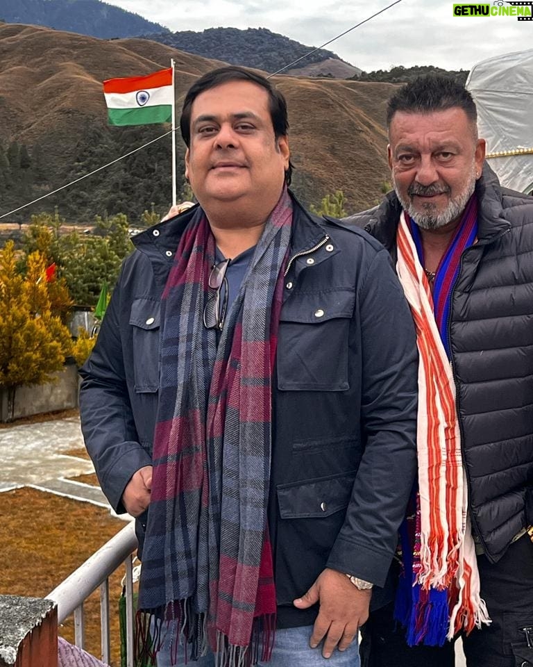 Sanjay Dutt Instagram - Thank you @mygovarunachal for giving me this opportunity and making me the brand ambassador of Arunachal. It's been an honour meeting with the honourable CM #PemaKhandu Ji & Assembly Speaker #PasangSona Ji. I've never been more proud to be an Indian. Looking forward to working with @ramitts who is a great friend and a brother to me!