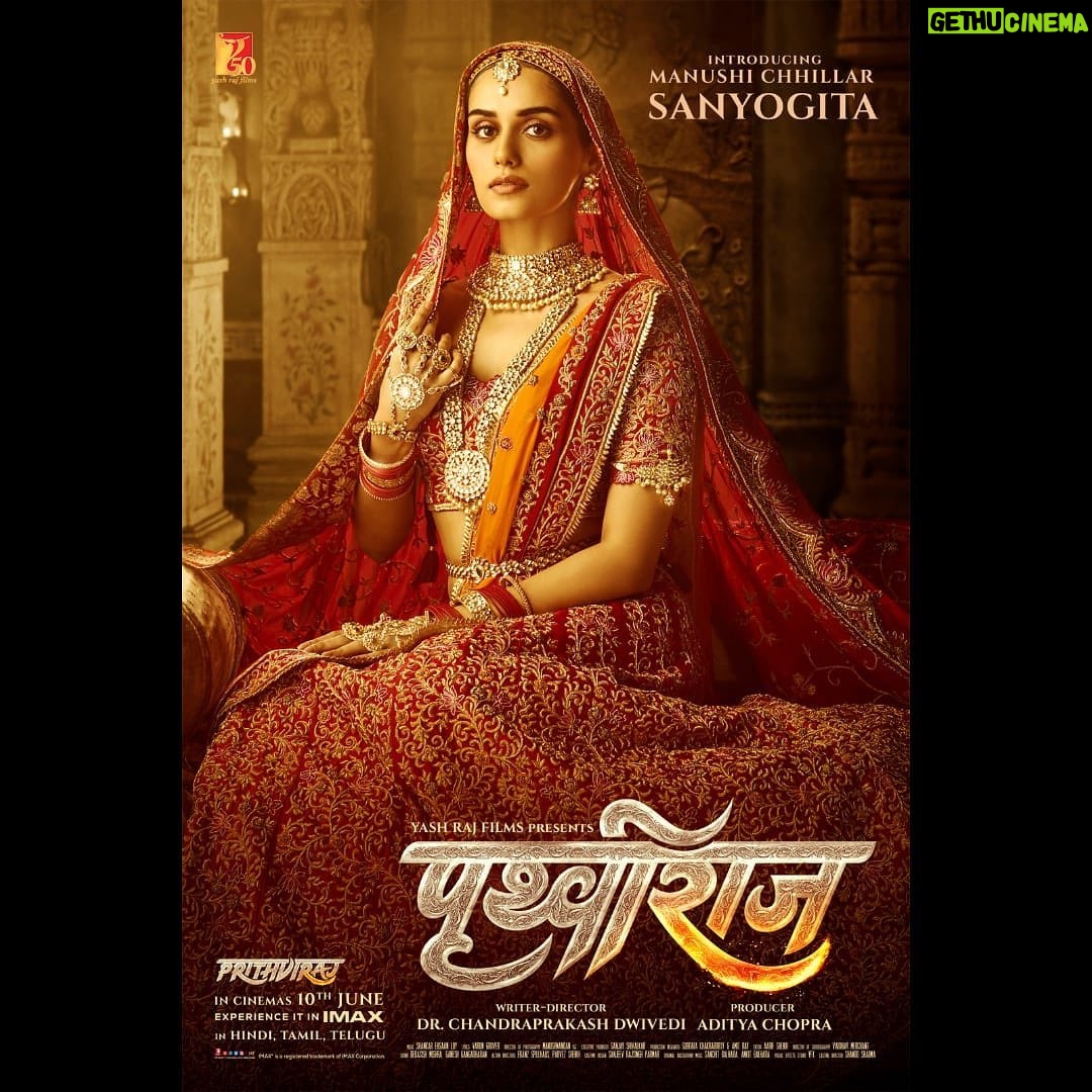Sanjay Dutt Instagram - Witness the historic journey of a Samrat like no other on 10th June! Celebrate Samrat #Prithviraj Chauhan with #YRF50 only at a big screen near you. Releasing in Hindi, Tamil and Telugu. @akshaykumar | @manushi_chhillar | @sonu_sood | #DrChandraprakashDwivedi | @yrf | #Prithviraj10thJune