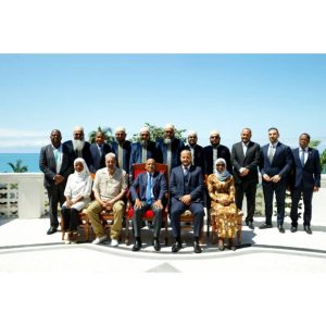 Sanjay Dutt Instagram - It was a pleasure to meet you @dr.hmwinyi. I am honored to have the opportunity to contribute to the Investment, Health & Education sector of Zanzibar as well as be the ambassador to promote tourism for this beautiful island city, with the support of your government.