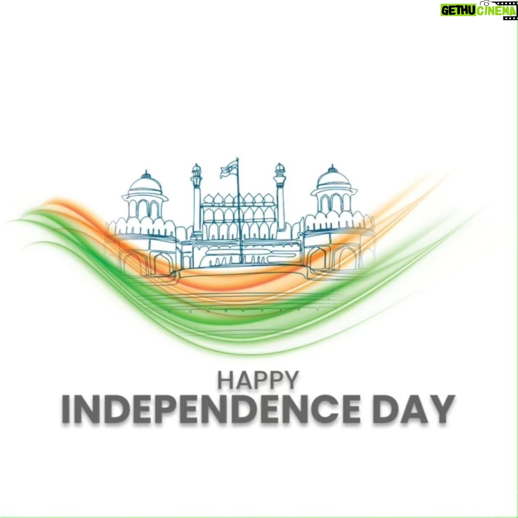 Sanjay Dutt Instagram - With freedom in our minds and pride in our hearts, let's salute the nation on this auspicious day. Wishing everyone a Happy Independence Day! Vande Mataram 🇮🇳