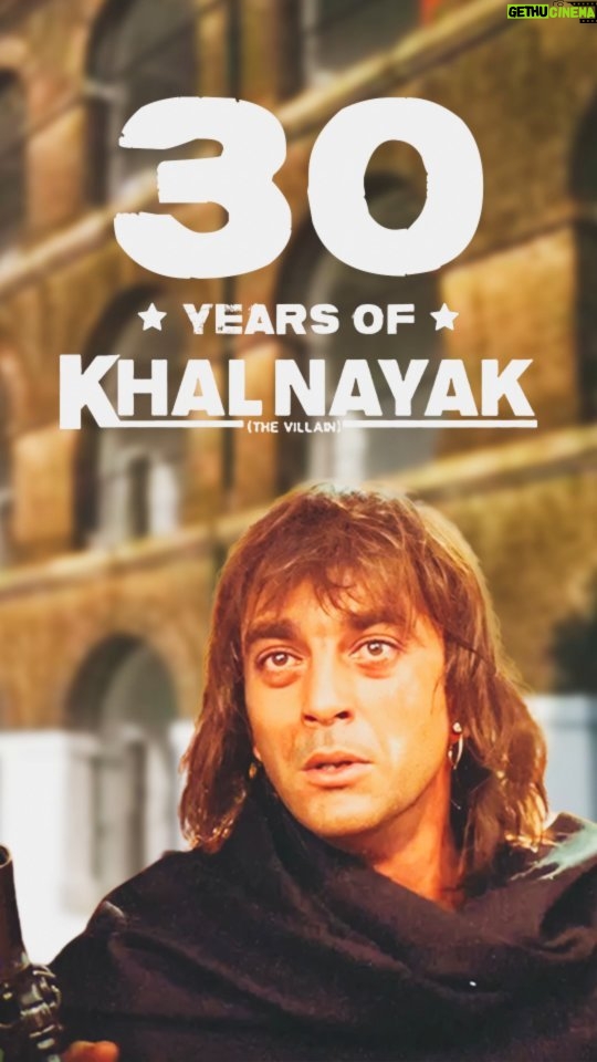 Sanjay Dutt Instagram - I want to congratulate Subhashji one of the greatest directors of the Indian screen, Jackie dada for being the perfect Ram and Madhuri for being Ganga, and the entire cast and crew of #Khalnayak, I am grateful and proud to be a part of such an iconic film, and cherish every moment of it. 30 years and yet it looks like a film made yesterday, thank you Subhashji and Mukta Arts from making this film and me being a part of it, thank you once again. And thank you to all the fans whose love has made Khalnayak a classic. #30YearsOfKhalnayak @subhashghai1 @apnabhidu @madhuridixitnene