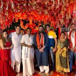 Sanjay Dutt Instagram - Did a lovely maata raani's Pooja with Uday Acharyaji, thank you Acharyaji for the lovely Pooja, happy navraatas to all and Jai maata di