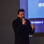 Sanjay Dutt Instagram - Got this amazing chance to be in the presence of top oncologist for precision oncology and speak about my journey of battling cancer 🙏🏻 My special thanks to Dr. Sewanti Limaye, Dr. Tarang & reliance team from Harkishandas Hospital & to Dr. Ezra, Dr. Sandeep, Dr. Lee and Chancellor of the UCSD, Mr. Pradeep Khosla Also, I'm really grateful to @maanayata @priyadutt @namrata62 @owenroncon #KumarGaurav @pareshghelani as well as my @trishaladutt @duttshahraan and @duttiqra for always sticking by my side. Sending nothing but more power to everyone who's battling cancer! 💪🏻