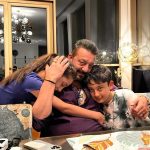 Sanjay Dutt Instagram - Nothing like spending New Year with my little ones ❤️ Happy New Year from our family to yours! Wishing you all good health, prosperity, and happiness in 2023!