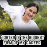 Sanjeeda Sheikh Instagram - @iamsanjeeda is ecstatic with the great response to her performance in #Fighter and this is what she has to say about @hrithikroshan ...
