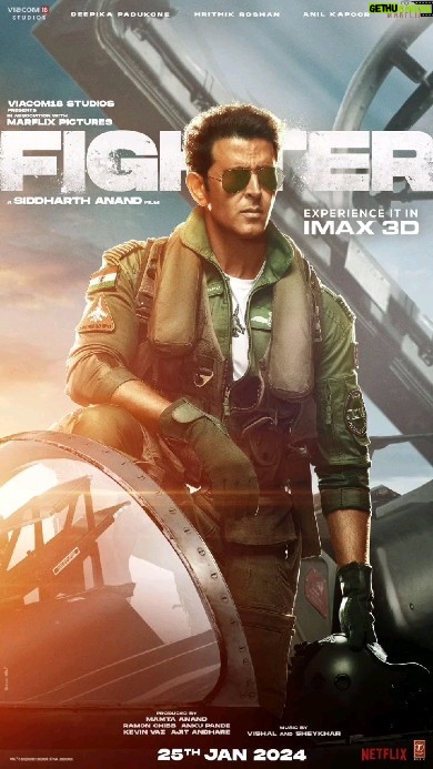 Sanjeeda Sheikh Instagram - 1 WEEK TO GO. Watch #Fighter only on the big screen. Experience it in IMAX 3D. @imax @imaxindia #Fighter Forever ๐ฎ๐ณ #FighterOn25thJan releasing worldwide. @hrithikroshan @deepikapadukone @anilskapoor @S1danand #KevinVaz @ajit_andhare @mamtaanand10_10 @ramonchibb @ankupande @vishaldadlani @shekharravjiani @iamksgofficial @akshay0beroi @viacom18studios @marflix_pictures @tseries.official #FighterMovie