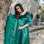 Sanjjanaa Instagram - you can truly feel like a work of art. The earth itself becomes your backdrop, providing a stunning and ever-changing canvas to showcase your beauty. With each step i take on this magnificent planet, i become one with nature, seamlessly blending into the breathtaking landscapes around me . The vibrant colors of the flowers and the gentle caress of the wind against your skin all contribute to the masterpiece that makes these potraits so beautiful . And when it adds the touch of elegance and style that comes from wearing outfits from @momzjoy, it elevates my presence to a whole new level. Their beautiful designs accentuate my natural grace and embrace me evolving form, allowing me to feel confident and radiant as i embrace the world as my studio. Whether it's a flowing dress that mirrors the movement of the waves, or a vibrant top that echoes the velvety hues of a sunset, each outfit from @momzjoy becomes a brushstroke on the canvas of my life. It enhances my beauty and celebrates the miracle of life growing with me . So, as you all explore the vast wonders of the earth, remember to embrace your own beauty and express it through the artistry of fashion. Let the earth be your studio, and let @momzjoy be your partner in creating unforgettable moments of beauty and style. Follow my son @princealarik & my team ... hairstylist @makeoverby__divya , my make up artist @magical_makeoverbygayihari. ❤️ Karnataka, Bangalore