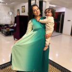 Sanjjanaa Instagram - Parenthood is indeed a journey filled with challenges and sacrifices, but it also brings countless joys and beautiful moments. It’s wonderful to see how effortlessly comfortable my outfit from @momzjoy looks while i am holding my baby in my arms. This showcases the versatility and practicality of clothing designed for @momzjoy , allowing me to attend various events while still being able to care for your little one with ease. Parenthood teaches us to embrace every moment and find beauty in the chaos. Enjoying these precious times with my baby and yet look super stylish like a Mom #diva wearing stylish attires from @momzjoy ! As an actress, my life has been consumed by self-centeredness, solely dedicated to my career, personal aspirations, and ambitions in the past. But, oh, how everything shifted when my beloved son, @PrinceAlarik, graced my existence with his presence. As I stepped into the realm of motherhood, a beautiful transformation occurred within me. It was as if a veil had been lifted, revealing a profound shift in my perspective. Suddenly, the needs and happiness of my precious child became the centerpiece of my world, eclipsing my own dreams and aspirations. This profound metamorphosis had far-reaching effects, intertwining with every facet of my existence. From the choices I made in my professional journey to the way I managed my time, everything now revolved around nurturing and cherishing my little one. With tender devotion, I embraced the path of motherhood, prioritizing the bonds of my cherished family above all else. The overwhelming bliss and deep affection that fills my heart for my beloved son are beyond measure. Every single moment spent with him holds profound significance, as I treasure the precious milestones and witness his remarkable growth and development ... Karnataka, Bangalore