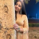 Sanjjanaa Instagram - This maternity friendly gold beautiful dress from India's number one maternity brand, @momzjoy , is truly stunning and looks absolutely stunning on me ! This dress has been specifically designed to cater to the needs of pregnant women & also goes very well on voluptuous woman like me, ensuring both comfort and style . the dress is designed with a maternity-friendly silhouette. It takes into consideration the changes that occur in a woman's body during pregnancy, such as a growing belly and fluctuating bust size. The dress provides ample room for your bump to grow comfortably, allowing you to move freely without any constraints and also most importantly, it is feeding friendly once your infant arrives. Additionally, the fabric used in this dress is carefully selected to ensure utmost comfort. It is soft, breathable, and stretchy, providing a gentle embrace to our changing body . The design of the dress is both fashionable and functional. It may feature a wrap-style front, or an empire waistline, all of which accentuate to woman’s beautiful curves and create a flattering silhouette. The dress may also include discreet nursing access, allowing you to breastfeed your baby conveniently while maintaining your style. As India's number one maternity brand, Momzjoy prioritizes the needs and desires of pregnant women, ensuring that their clothing not only meets the highest quality standards but also reflects the latest fashion trends. Their attention to detail and commitment to creating maternity-friendly designs is evident in this gold beautiful dress. Overall, this maternity dress from Momzjoy is a perfect choice, combining the elegance of gold with the comfort and functionality required during pregnancy. You can confidently wear this dress for various occasions, whether it's a special event, a party, or a casual outing, knowing that you look absolutely stunning and feel comfortable at the same time. - @sanjjanaagalrani Karnataka, Bangalore