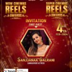 Sanjjanaa Instagram – SPECIAL INVITE FOR THE EVENT @sanjjanaagalrani
For passes Contact : 6366950230
Wow Cinemas and Super Cinemas Organizing
Wow Cinemas Reels Awards For male Influncers and Video Creators and Super Cinemas Reels awards For Female Influncers and Video creators

Date : 04 Feb 2024
Venue: Auditorium, Forum Mall, Kanakapura Road Banglore 

#wowcinemaschannel #supercinemaschannel #wowcinemasreelsawards #influencersawards #creatorsawards #wowcinemasreelsawards #Wowcinemaschannel #influencersawards #supercinemasawards #supercinemasawards